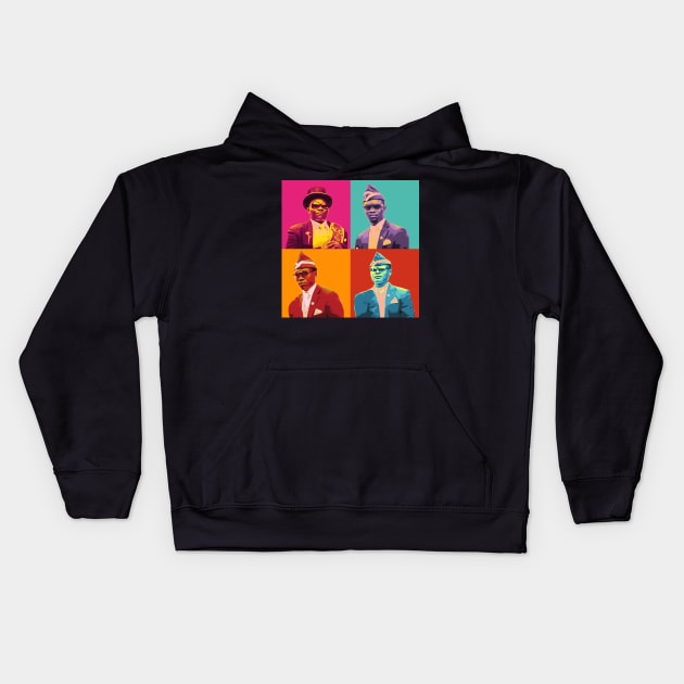 Coffin Dance Meme - Andy Warhol Kids Hoodie by Polomaker